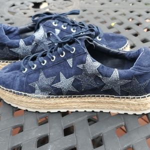 Marc Fisher platform espadrille sneaker